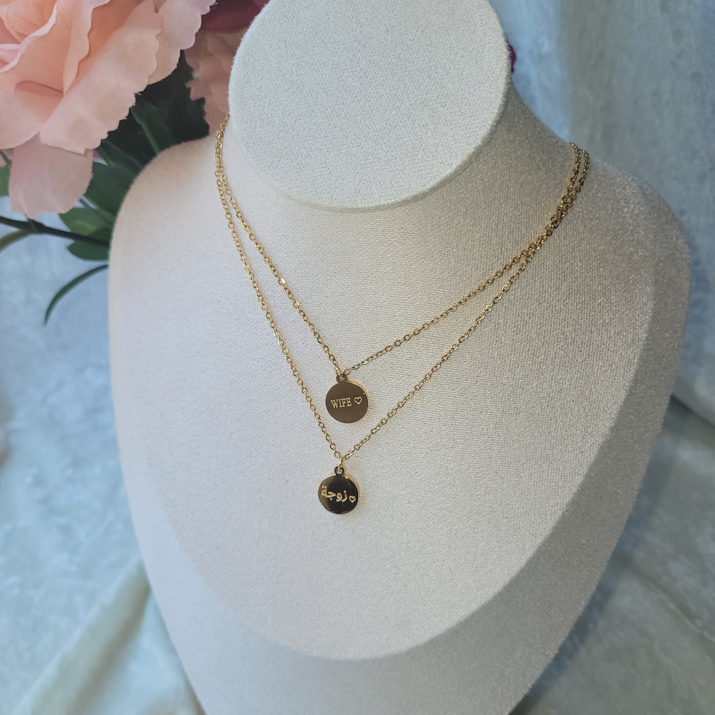 Precious titles necklace