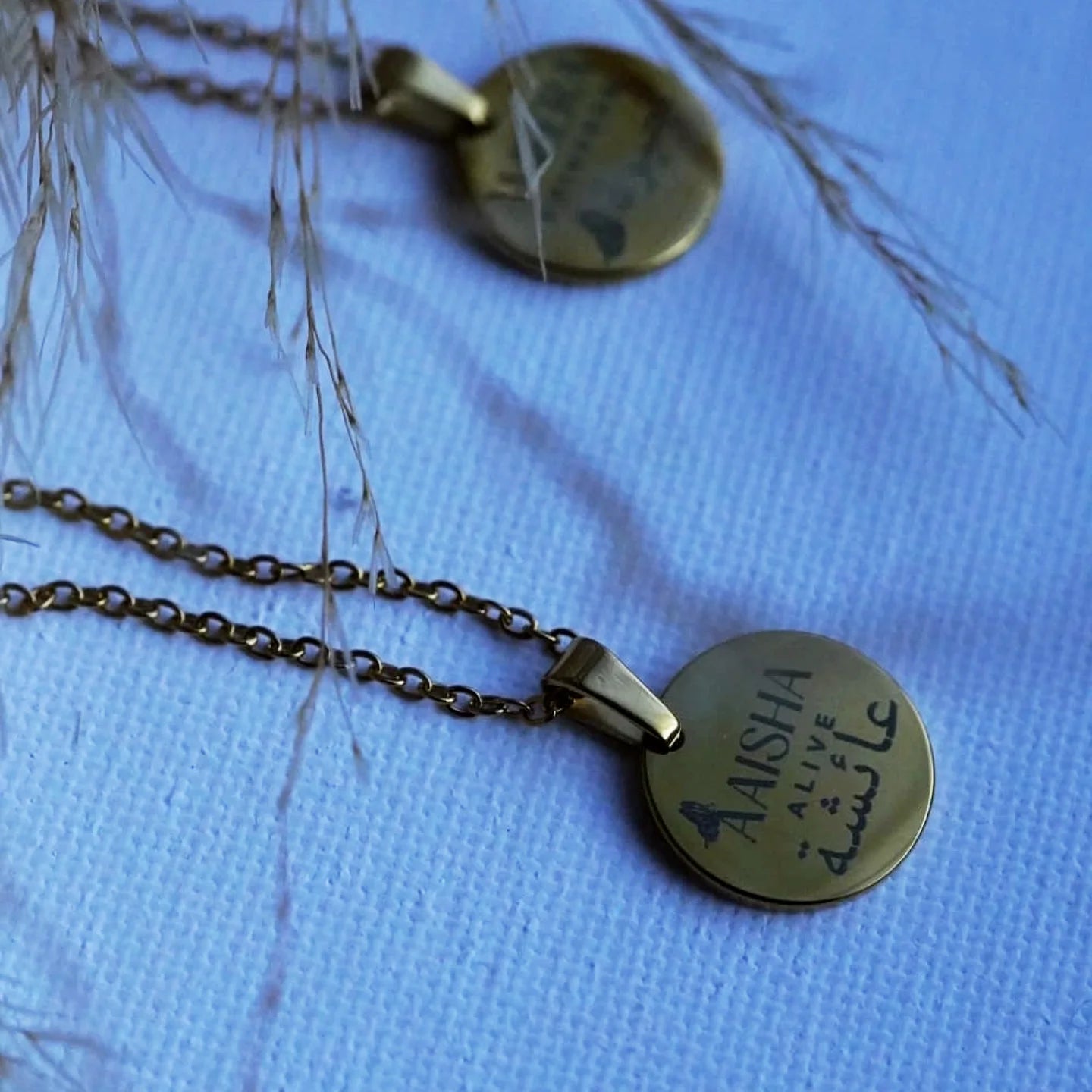 Custom disc pendant