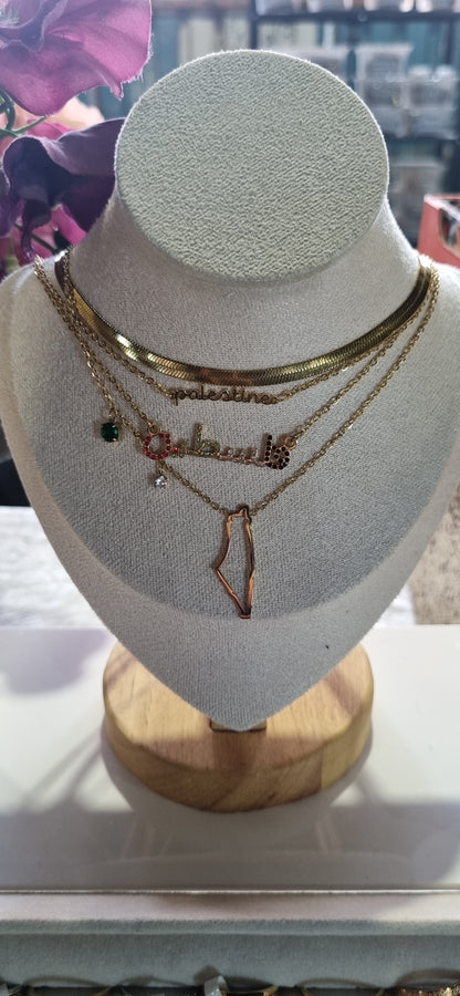 Herringbone chain gold