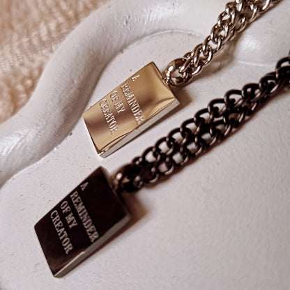 Reminder of my creator necklace ladies & men ✨️