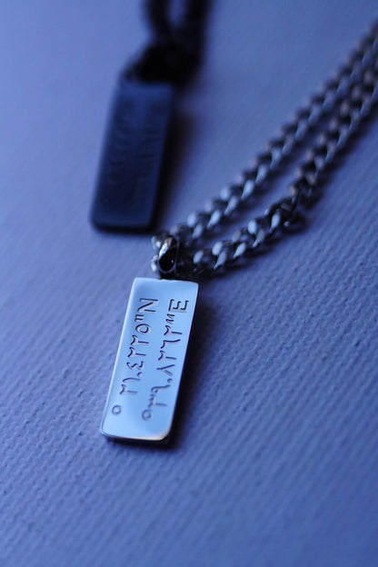 Kabaa Coordinates Mens Necklace