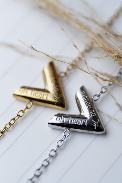 Oh Heart, Be Patient Bracelet