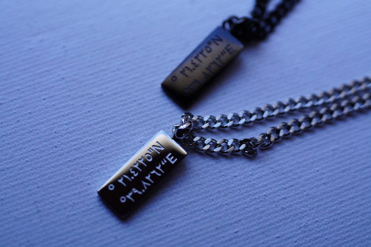 Kabaa Coordinates Mens Necklace