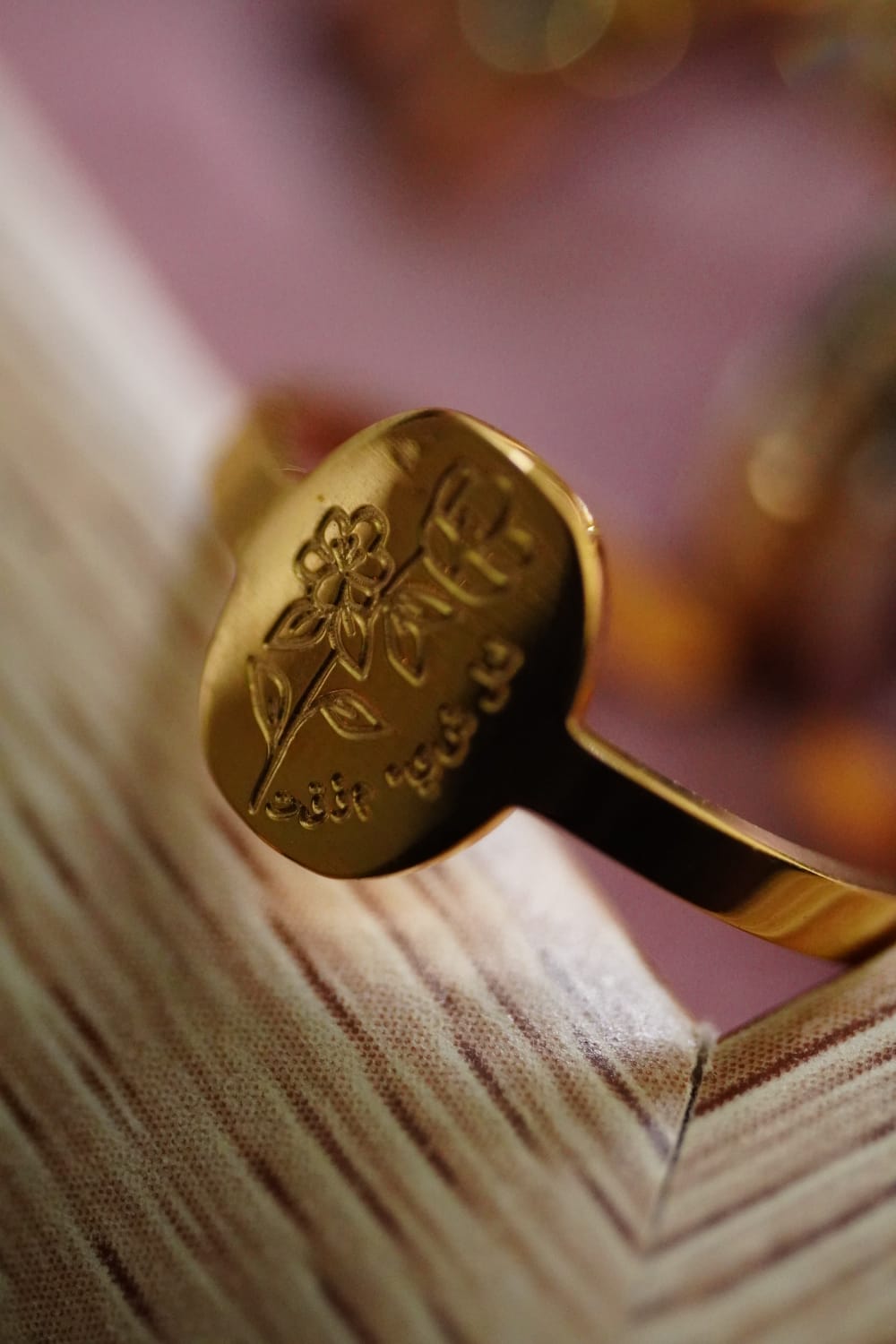 Signet Ring-Everything is Temporary Ring(Adjustable Ring)