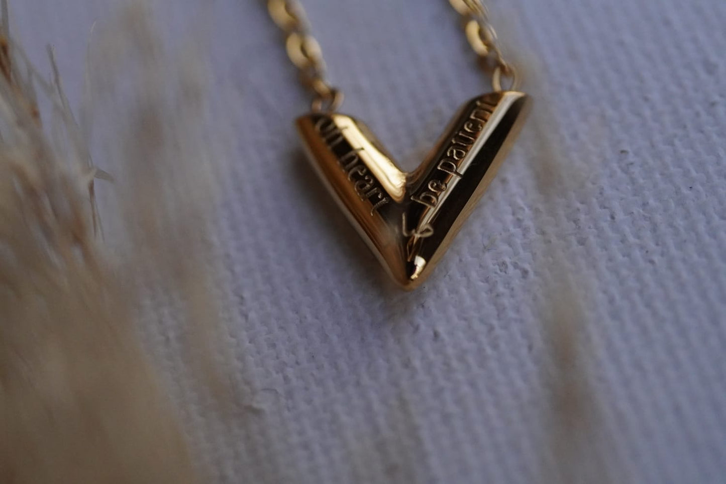 Oh Heart, Be Patient Necklace