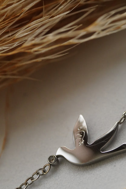 Wings of (mercy) necklace Rahmah 🪽 (Surah Al-Mulk 67:19)